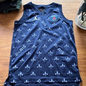 Paris PSG Kids Sleeveless Navy Top
